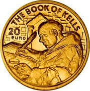 Ireland 20 Euro The Book of Kells 2012 Proof KM# 73 THE BOOK OF KELLS 20 EURO coin reverse Ireland 20 Euro The Book of Kells 2012 Proof KM# 73 THE BOOK OF KELLS 20 EURO coin reverse