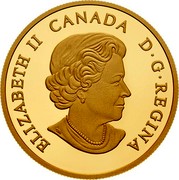 Canada 200 Dollars 1843 New Brunswick penny 2019 ELIZABETH II CANADA D G REGINA coin obverse Canada 200 Dollars 1843 New Brunswick penny 2019 ELIZABETH II CANADA D G REGINA coin obverse