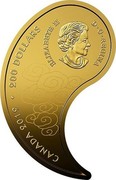 Canada 200 Dollars Yin and Yang - Sparrow 2019 ELIZABETH II D • G • REGINA CANADA 2019 • 200 DOLLARS coin obverse Canada 200 Dollars Yin and Yang - Sparrow 2019 ELIZABETH II D • G • REGINA CANADA 2019 • 200 DOLLARS coin obverse