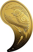Canada 200 Dollars Yin and Yang - Sparrow 2019 AC coin reverse Canada 200 Dollars Yin and Yang - Sparrow 2019 AC coin reverse