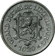 Luxembourg 25 Centimes (Charlotte Essai) GRAND DUCHÉ DE LUXEMBOURG * 1919 * coin obverse
