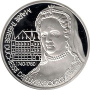 Luxembourg 25 ECU Marie Therese 1994 Proof X# 41 MARIE THERESE DUCHESSE DE LUXEMBOURG 1740-1780 coin obverse