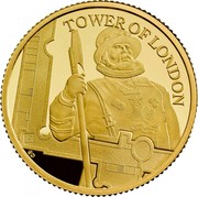 UK 25 Pounds Tower of London - The Yeoman Warders 2019 Proof TOWER OF LONDON GD coin reverse UK 25 Pounds Tower of London - The Yeoman Warders 2019 Proof TOWER OF LONDON GD coin reverse