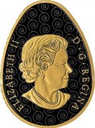 Canada 250 Dollars (Eternal Blessing Pysanka) ELIZABETH II D • G • REGINA coin obverse Canada 250 Dollars (Eternal Blessing Pysanka) ELIZABETH II D • G • REGINA coin obverse