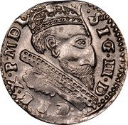 Lithuania 3 Groszy (Sigismund III) KM# 5 SIG III D G REX P M D L coin obverse Lithuania 3 Groszy (Sigismund III) KM# 5 SIG III D G REX P M D L coin obverse
