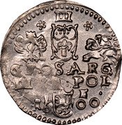 Lithuania 3 Groszy (Sigismund III) KM# 5 III GROSARG III...POL E OO coin reverse Lithuania 3 Groszy (Sigismund III) KM# 5 III GROSARG III...POL E OO coin reverse