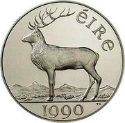 Ireland 5 ECU Irish Presidency 1990 X# 1 ÉIRE 1990 coin reverse Ireland 5 ECU Irish Presidency 1990 X# 1 ÉIRE 1990 coin reverse