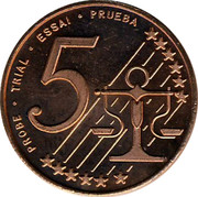 Cyprus 5 Euro Cent Probe trial prueba 2004 UNC X# Pn3 PROBE • TRIAL • ESSAI • PRUEBA 5 coin reverse Cyprus 5 Euro Cent Probe trial prueba 2004 UNC X# Pn3 PROBE • TRIAL • ESSAI • PRUEBA 5 coin reverse