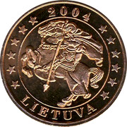 Lithuania 5 Euro (Pattern) X# Pn3 LIETUVA 2004 coin reverse Lithuania 5 Euro (Pattern) X# Pn3 LIETUVA 2004 coin reverse
