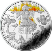 Lithuania 5 Euro Mardi Gras 2019 LMK Proof UŽGAVĖNĖS ŽIEMA ŽIEMA BĖK IŠ KIEMO! coin reverse Lithuania 5 Euro Mardi Gras 2019 LMK Proof UŽGAVĖNĖS ŽIEMA ŽIEMA BĖK IŠ KIEMO! coin reverse