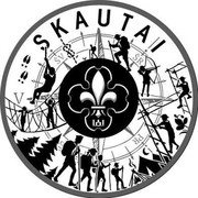 Lithuania 5 Euro Scouts 2019 SKAUTAI coin reverse