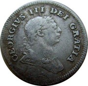 Ireland 5 Pence Token George III 1805 KM# Tn2 GEOGRIVS III DEI GRATIA coin obverse Ireland 5 Pence Token George III 1805 KM# Tn2 GEOGRIVS III DEI GRATIA coin obverse