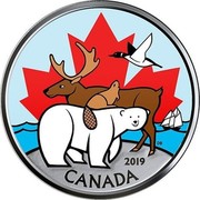 Canada 50 Cents Everlasting Canadian Icons 2019 DB 2019 CANADA coin reverse