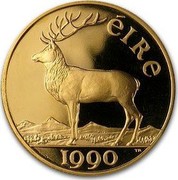 Ireland 50 ECU Irish Presidency 1990 X# 3 ÉIRE 1990 coin reverse Ireland 50 ECU Irish Presidency 1990 X# 3 ÉIRE 1990 coin reverse