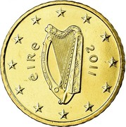 Ireland 50 Euro Cent Harp. 2nd Map 2011 Proof KM# 49 ÉIRE 2007 coin obverse Ireland 50 Euro Cent Harp. 2nd Map 2011 Proof KM# 49 ÉIRE 2007 coin obverse