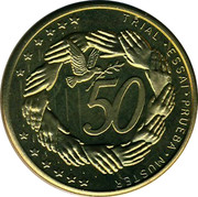 Cyprus 50 Euro Cent Trial prueba muster 2004 UNC X# Pn6 TRIAL • ESSAI • PRUEBA • MUSTER 50 coin reverse Cyprus 50 Euro Cent Trial prueba muster 2004 UNC X# Pn6 TRIAL • ESSAI • PRUEBA • MUSTER 50 coin reverse