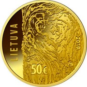 Lithuania 50€ Movement for the Struggle for Freedom of Lithuania 2019 LMK Proof LIETUVA 2019 LMK 50€ coin obverse Lithuania 50€ Movement for the Struggle for Freedom of Lithuania 2019 LMK Proof LIETUVA 2019 LMK 50€ coin obverse
