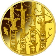 Lithuania 50€ Movement for the Struggle for Freedom of Lithuania 2019 LMK Proof LIETUVOS LAISVĖS KOVOS SĄJŪDIS coin reverse Lithuania 50€ Movement for the Struggle for Freedom of Lithuania 2019 LMK Proof LIETUVOS LAISVĖS KOVOS SĄJŪDIS coin reverse