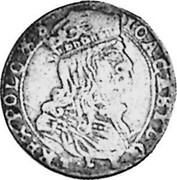 Lithuania 6 Groszy John II Casimir 1666 TLB KM# 51.1 IOA CASI D G ... coin obverse Lithuania 6 Groszy John II Casimir 1666 TLB KM# 51.1 IOA CASI D G ... coin obverse