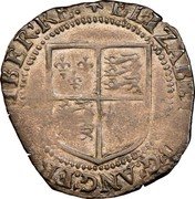 Ireland 6 Pence Elizabeth I (1601-1602) KM# 8.1 ELIZABETH D G ANG FRA coin obverse Ireland 6 Pence Elizabeth I (1601-1602) KM# 8.1 ELIZABETH D G ANG FRA coin obverse