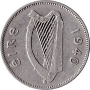 Ireland 6 Pence 1940 KM# 13 Republic ÉIRE 1940 coin obverse Ireland 6 Pence 1940 KM# 13 Republic ÉIRE 1940 coin obverse