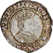 Ireland 6 Pence James I (1604-1607) KM# 11.2 IACOBVS D G MAG BRIT ERA.... REX coin obverse Ireland 6 Pence James I (1604-1607) KM# 11.2 IACOBVS D G MAG BRIT ERA.... REX coin obverse