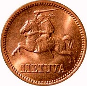 Lithuania Centas 1936 KM# 79 Republic LIETUVA coin obverse Lithuania Centas 1936 KM# 79 Republic LIETUVA coin obverse