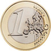 Lithuania Euro Vytis 2015 LMK KM# 211 1 EURO LL coin reverse Lithuania Euro Vytis 2015 LMK KM# 211 1 EURO LL coin reverse