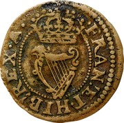 Ireland Farthing Charles I (1625-1644) Varieties exist KM# 27.8 FRAN∙ ET∙ HIB: REX coin reverse Ireland Farthing Charles I (1625-1644) Varieties exist KM# 27.8 FRAN∙ ET∙ HIB: REX coin reverse