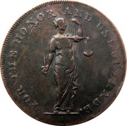 Ireland Halfpenny Dublin - Talbort Fyan 1794  FOR THE HONOR AND USE OF TRADE. coin obverse Ireland Halfpenny Dublin - Talbort Fyan 1794  FOR THE HONOR AND USE OF TRADE. coin obverse