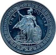 UK One Dollar Eaahnikh Ahmokpatia 1998 • ONE DOLLAR • 1998 coin obverse UK One Dollar Eaahnikh Ahmokpatia 1998 • ONE DOLLAR • 1998 coin obverse