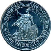 UK One Dollar Luxembourg 1998 • ONE DOLLAR • 1998 coin obverse UK One Dollar Luxembourg 1998 • ONE DOLLAR • 1998 coin obverse