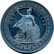 UK One Dollar Portuguese Republic 1998 • ONE DOLLAR • 1998 coin obverse