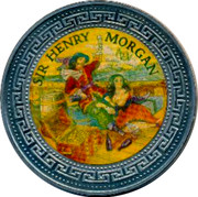 UK One Dollar Sir Henry Morgan 1998 SIR HENRY MORGAN coin reverse