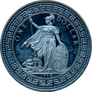 UK One Dollar Year of the Tiger 1998 • ONE DOLLAR • 1998 coin obverse