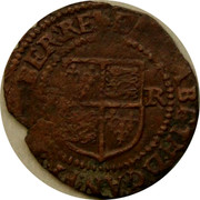 Ireland Penny Elizabeth I 1601 KM# 6.1 ELIZABETH.D.G.AN.FR.ET.HIBER.RE coin reverse Ireland Penny Elizabeth I 1601 KM# 6.1 ELIZABETH.D.G.AN.FR.ET.HIBER.RE coin reverse