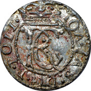 Lithuania Schilling John II Casimir 1653 KM# 41 IOANAS D G R POLL RC coin obverse Lithuania Schilling John II Casimir 1653 KM# 41 IOANAS D G R POLL RC coin obverse