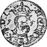 Lithuania Schilling (Sigismund III) KM# 16.1 SIGM D G REX P D L coin obverse Lithuania Schilling (Sigismund III) KM# 16.1 SIGM D G REX P D L coin obverse
