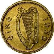 Ireland Shilling 1959 KM# 14a Republic ÉIRE 1964 coin obverse Ireland Shilling 1959 KM# 14a Republic ÉIRE 1964 coin obverse