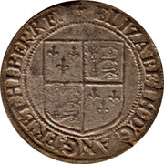 Ireland Shilling Elizabeth I (1601-1602) KM# 9.1 ELIZABETH D G ANG FR ET HIBER REX coin obverse Ireland Shilling Elizabeth I (1601-1602) KM# 9.1 ELIZABETH D G ANG FR ET HIBER REX coin obverse