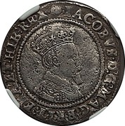 Ireland Shilling James I ND KM# 14.2 IACOBVS D G MAG BRIT FRA ET HIB REX coin obverse Ireland Shilling James I ND KM# 14.2 IACOBVS D G MAG BRIT FRA ET HIB REX coin obverse