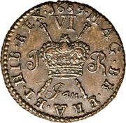 Ireland Sixpence James II Gun Money 1689 Jan KM# 93 MAG∙BR∙FRA∙ET∙HIB∙REX∙ JAN. 1689 coin reverse Ireland Sixpence James II Gun Money 1689 Jan KM# 93 MAG∙BR∙FRA∙ET∙HIB∙REX∙ JAN. 1689 coin reverse