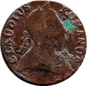 UK 1/2 Penny Claudius Romanus - North Wales 1775  CLAUDIUS ROMANUS coin obverse UK 1/2 Penny Claudius Romanus - North Wales 1775  CLAUDIUS ROMANUS coin obverse