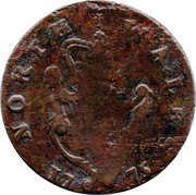 UK 1/2 Penny Claudius Romanus - North Wales 1775  NORTH WALES 17 75 coin reverse UK 1/2 Penny Claudius Romanus - North Wales 1775  NORTH WALES 17 75 coin reverse