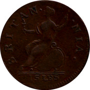 UK 1/2 Penny George Rules - Britannia Isles 1790 Estimate BRITAN NIA∙ ISLES coin reverse UK 1/2 Penny George Rules - Britannia Isles 1790 Estimate BRITAN NIA∙ ISLES coin reverse