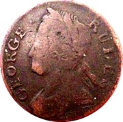 UK 1/2 Penny George Rules - British Tars 1771  GEORGE . RULES coin obverse UK 1/2 Penny George Rules - British Tars 1771  GEORGE . RULES coin obverse