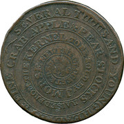 UK 1/2 Penny (Gloucestershire - Newent J. Morse) SEVERAL THOUSAND YOUNG HEALTHY & FINE CRAB APPLE & PEAR STOCKS RAISED FROM THE KERNEL TO BE SOLD BY J. MORSE NEWENT GLOCESTERSHIRE 1796. coin reverse UK 1/2 Penny (Gloucestershire - Newent J. Morse) SEVERAL THOUSAND YOUNG HEALTHY & FINE CRAB APPLE & PEAR STOCKS RAISED FROM THE KERNEL TO BE SOLD BY J. MORSE NEWENT GLOCESTERSHIRE 1796. coin reverse