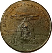 UK 1/2 Penny (Warwickshire - Birmingham Lutwyche's) LUTWYCHES MANUFACTORY BIRMINGHAM coin reverse UK 1/2 Penny (Warwickshire - Birmingham Lutwyche's) LUTWYCHES MANUFACTORY BIRMINGHAM coin reverse
