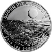 Australia 1 Dollar 6th Portrait - Super Pit 2019 P BU - Perth Mint SUPER PIT AUSTRALIA LB P 2019 1 OZ 9999 SILVER coin reverse Australia 1 Dollar 6th Portrait - Super Pit 2019 P BU - Perth Mint SUPER PIT AUSTRALIA LB P 2019 1 OZ 9999 SILVER coin reverse