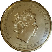 Australia 1 Dollar (War Memorials) ELIZABETH II AUSTRALIA 2018 1 DOLLAR coin obverse Australia 1 Dollar (War Memorials) ELIZABETH II AUSTRALIA 2018 1 DOLLAR coin obverse